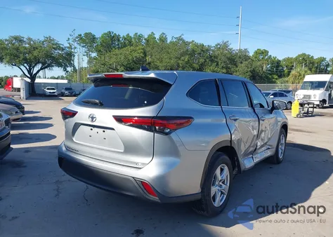 2024 Toyota Highlander Le z USA, uszkodzony, nr VIN 5TDKDRAH5RS528391